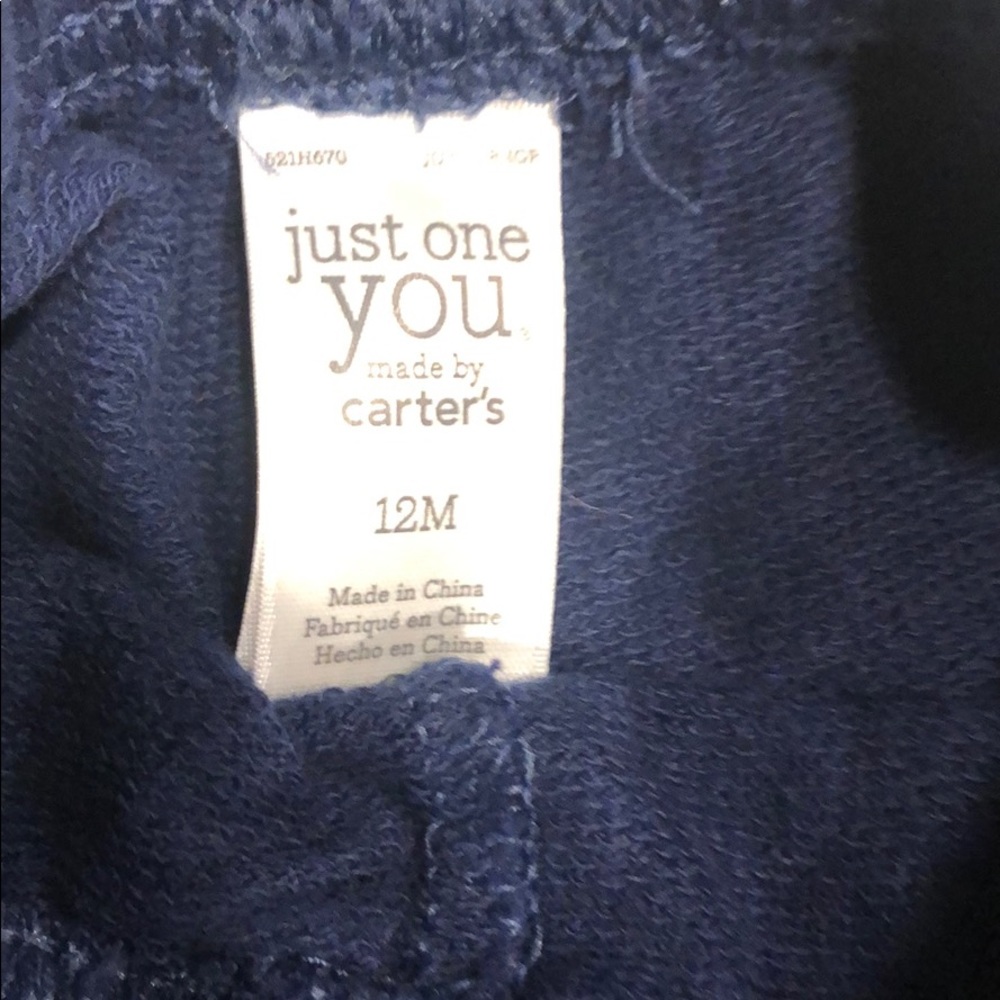 Carter’s Matching Hoodie and Sweatpants 12M - Picture 6 of 6